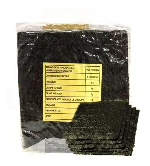 D_907569-MLA41081037050_032020-F Algas Yaki Nori Kosher X 100 Uni - Image 1