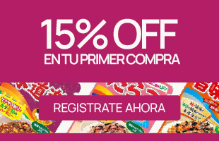 15% OFF en tu primera compra - Registrate ahora